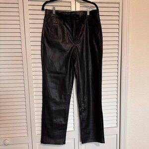 J. CREW Women's Black Leather Pans (size 30)